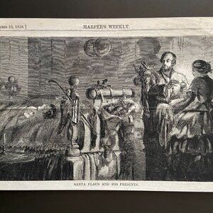 Winslow Homer, Antique Engraving, Vintage Woodcut Engraving,